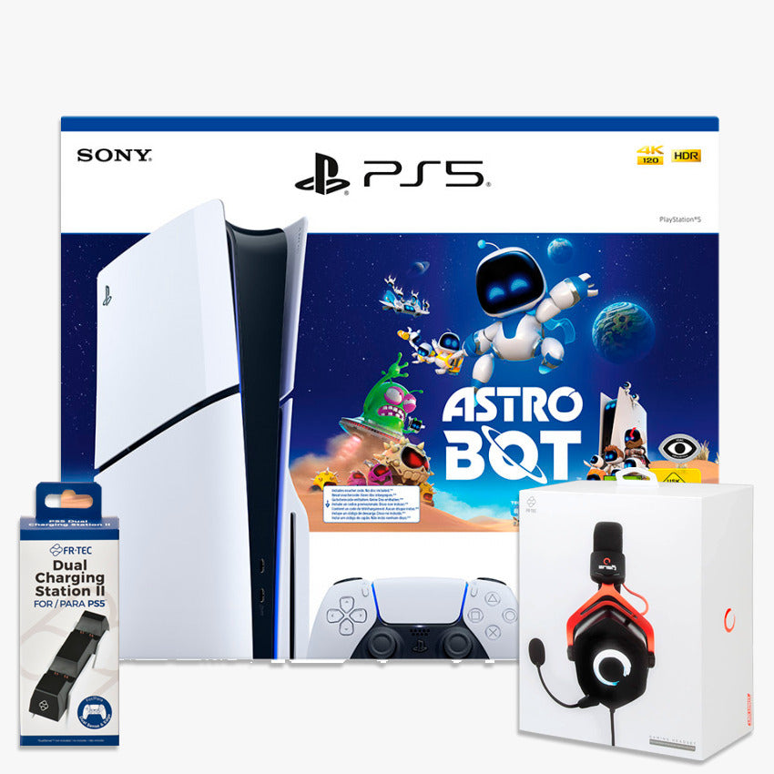 CONSOLA PS5 SLIM LECTOR ASTROBOT+AURIC. ENSO+CARGA