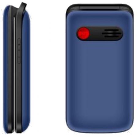 Teléfono Móvil Qubo X-247 4G para Personas Mayores/ Negro y Azul