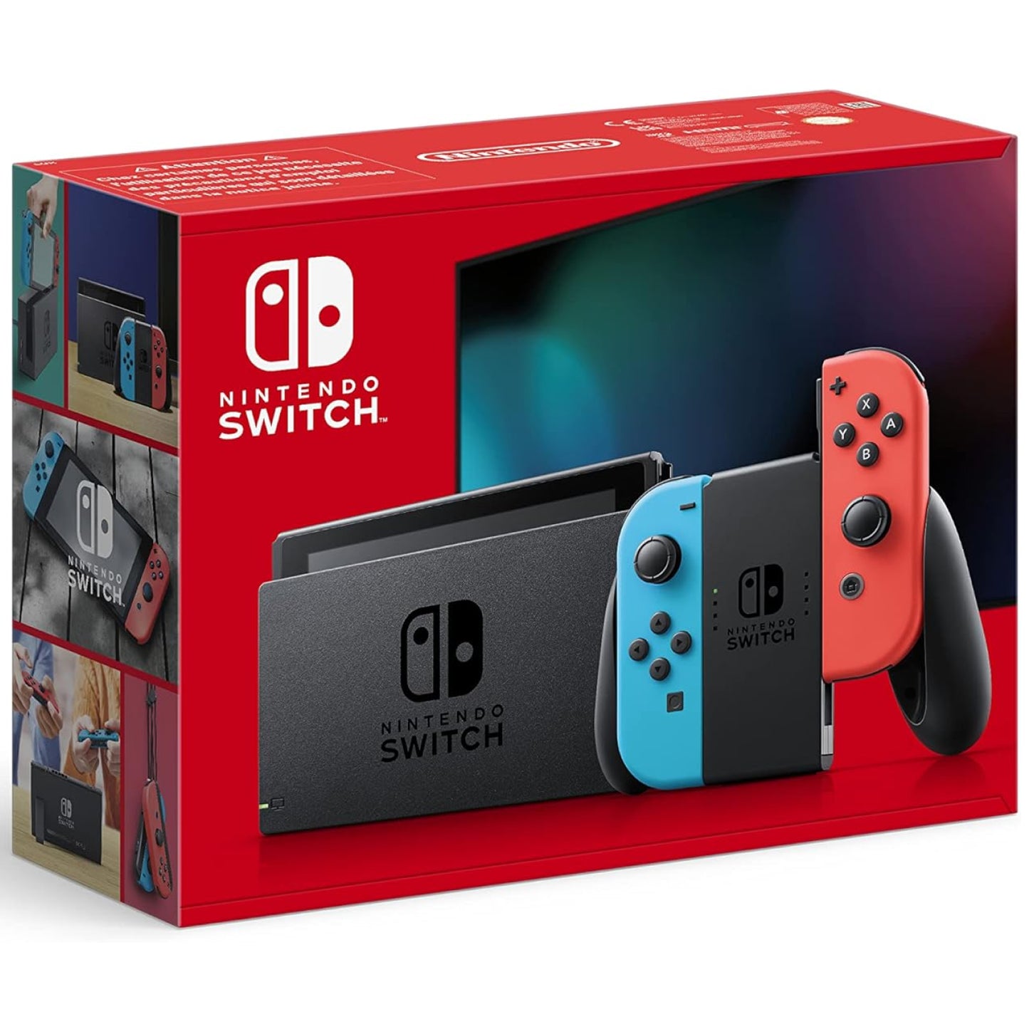CONSOLA NINTENDO SWITCH AZUL NEON/ROJO NEON