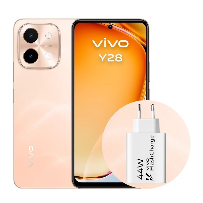 VIVO Y28 Naranja | 128GB + 8GB RAM | Carga Ultra Rápida 44W VIVO Y28 Naranja | 128GB + 8GB RAM | Carga Ultra Rápida 44W