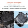 YOEVU FREIDORA DE AIRE 5.5 L 1600W ECOFRY CON CESTA