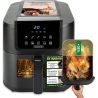 FREIDORA DE AIRE BOURGINI AIRFRYER SLIM CERAMICA ECO 8L 1700W