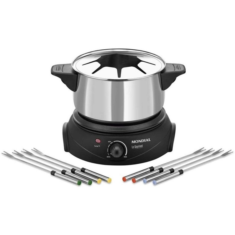 FONDUE ELECTRICA MONDIAL INOX FD02 1500W 1.5l