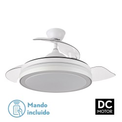 Ventilador Dc Esparta Mini Blanco 48w 4080lm