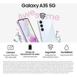 SAMSUNG A35 6,60" FHD+ A356 6GB/128GB 13MP/50MP (5G) DS