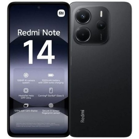 Xiaomi Redmi Note 14 Negro | 256GB, 8GB RAM | Comprar Móvil España
