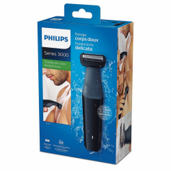 AFEITADORA CORPORAL PHILIPS BODYGROOM 3000 1 PEINE GUIA 3MM RECORTA AFEITA LAVABLE DUCHA