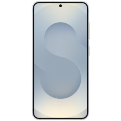 Samsung Galaxy S25+ color gris detalle pantalla AMOLED 2X