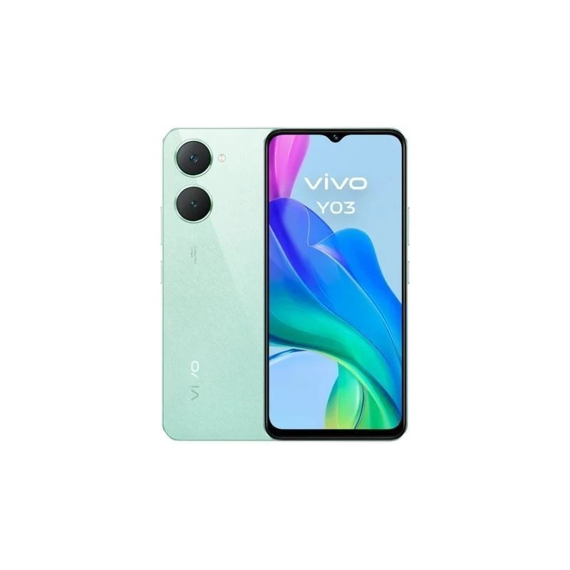 vivo Y03 verde gema frontal