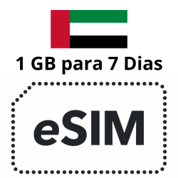 ESIM Emiratos Árabes Unidos - 1 GB - 7 días