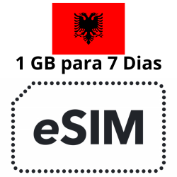Esim Albania - 1 GB - 7 días
