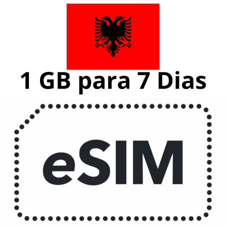 Esim Albania - 1 GB - 7 días