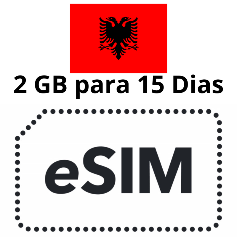 Esim Albania - 2 GB - 15 días
