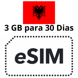 Esim Albania - 3 GB - 30 días