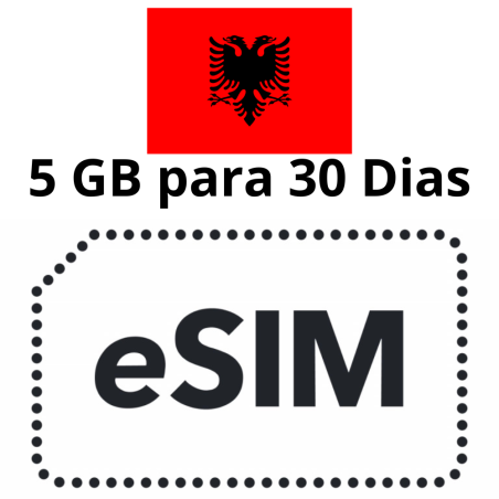 Esim Albania - 5 GB - 30 días