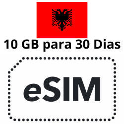 Esim Albania - 10 GB - 30 días