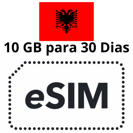 Esim Albania - 10 GB - 30 días
