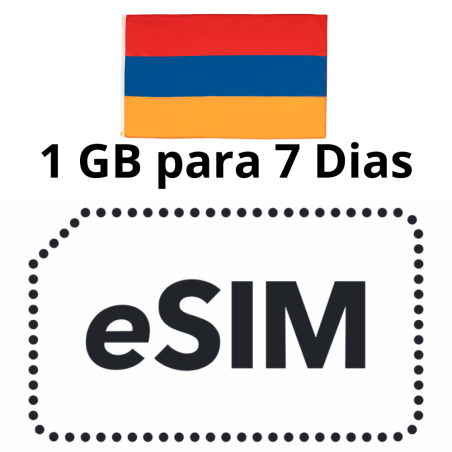 Esim Armenia - 1 GB - 7 días