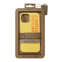 FUNDA MUVIT BAMBOOTEK PARA APPLE IPHONE 13 MINI NARANJA