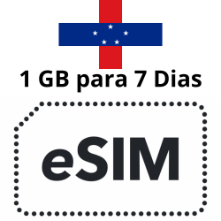 Esim Antilles - 1 GB - 7 días