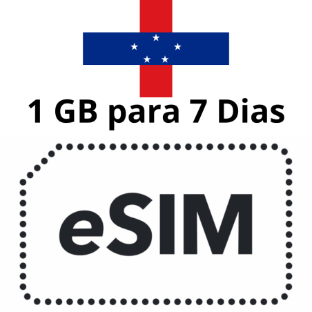 Esim Antilles - 1 GB - 7 días