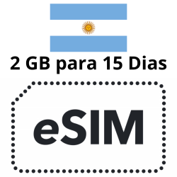 Esim Argentina - 2 GB - 15 días