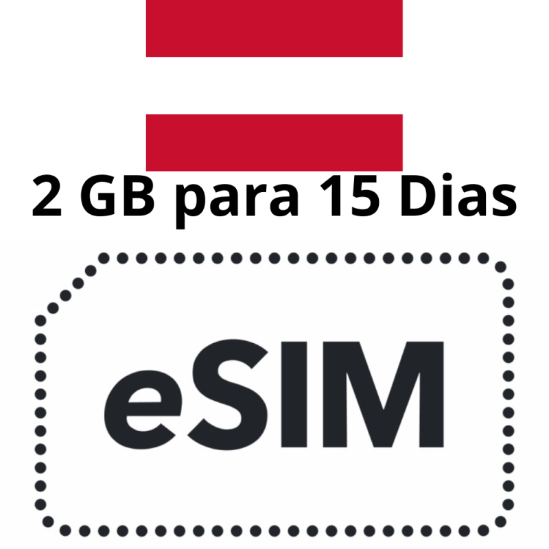 Esim Austria - 2 GB - 15 días