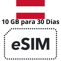Esim Austria - 10 GB - 30 días