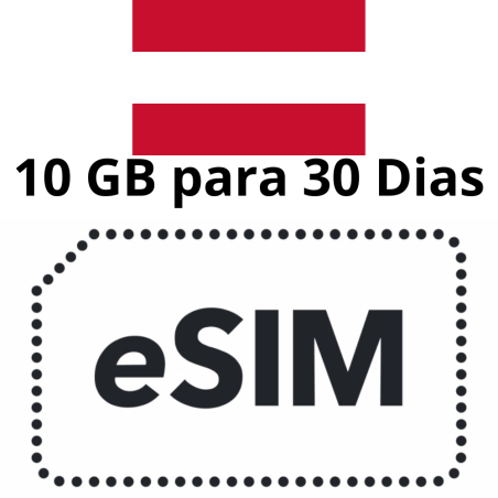 Esim Austria - 10 GB - 30 días