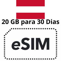 Esim Austria - 20 GB - 30 días