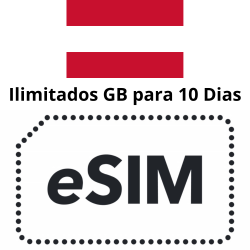 Esim Austria - Ilimitados - 10 días