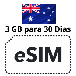 Esim Australia - 3 GB - 30 días