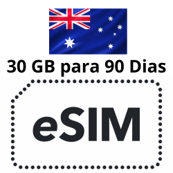 Esim Australia - 30 GB - 90 días