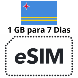 Esim Aruba - 1 GB - 7 días