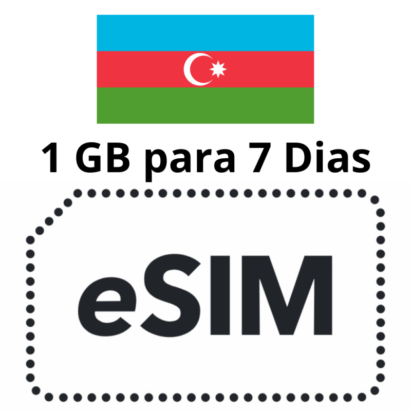 Esim Azerbaiyán - 1 GB - 7 días