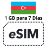 Esim Azerbaiyán - 1 GB - 7 días
