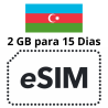 Esim Azerbaiyán - 2 GB - 15 días