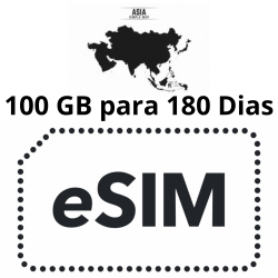 ESIM Asia - 100 GB - 180 días