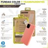 FUNDA MUVIT RECYCLETEK PARA SAMSUNG GALAXY A14 4G 5G TRANSPARENTE