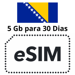 Esim Bosnia y Herzegovina - 5 GB - 30 días