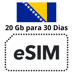 Esim Bosnia y Herzegovina - 20 GB - 30 días