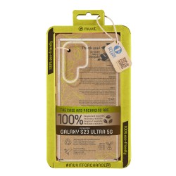 FUNDA MUVIT RECYCLETEK PARA SAMSUNG GALAXY S23 ULTRA 5G TRANSPARENTE