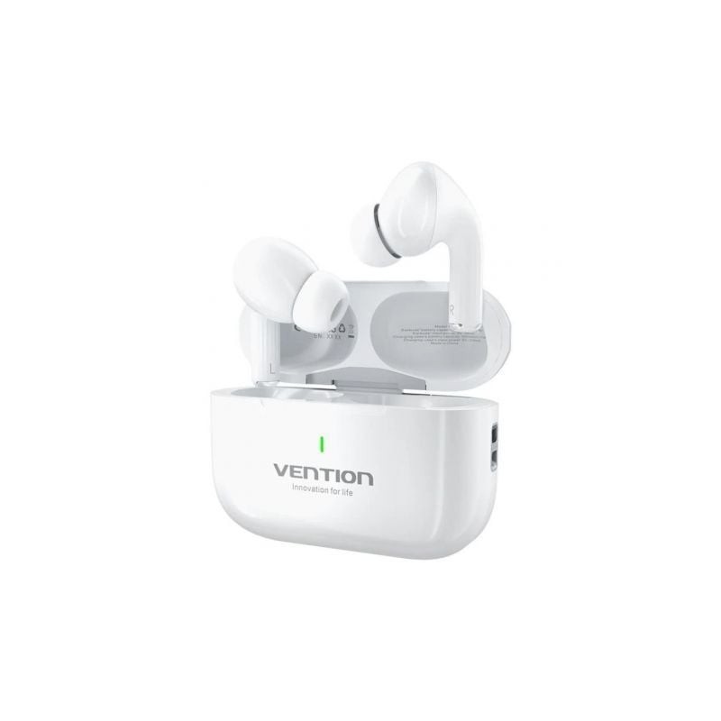 Auriculares Bluetooth Vention Echo Lite E11 con estuche de carga. Blancos