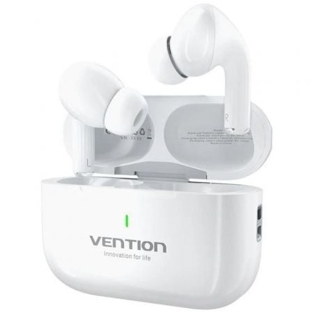 Auriculares Bluetooth Vention Echo Lite E11 con estuche de carga. Blancos
