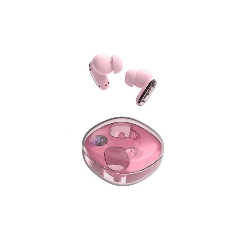 Auriculares Bluetooth Mars Gaming MHIB2 con estuche de carga/ Autonomía 7h/ Rosa