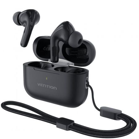 Auriculares Bluetooth Vention Echo Lite E11 Pro con estuche de carga/ Negros