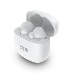 Auriculares Bluetooth SPC Zion 2 Play con estuche de carga/ Autonomía 7h/ Blancos