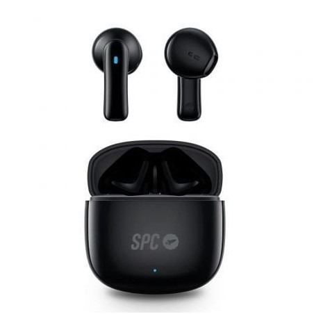Auriculares Bluetooth SPC Zion 2 Play con estuche de carga/ Autonomía 7h/ Negros