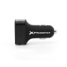 CARGADOR UNIVERSAL PHOENIX PHCARCHARGER3USB PARA COCHE MECHERO 5V 3 X USB 7.2A NEGRO ACABADO EN SILICONA