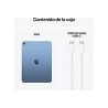 iPad 2025 Azul parte trasera cámara 12MP diseño aluminio premium